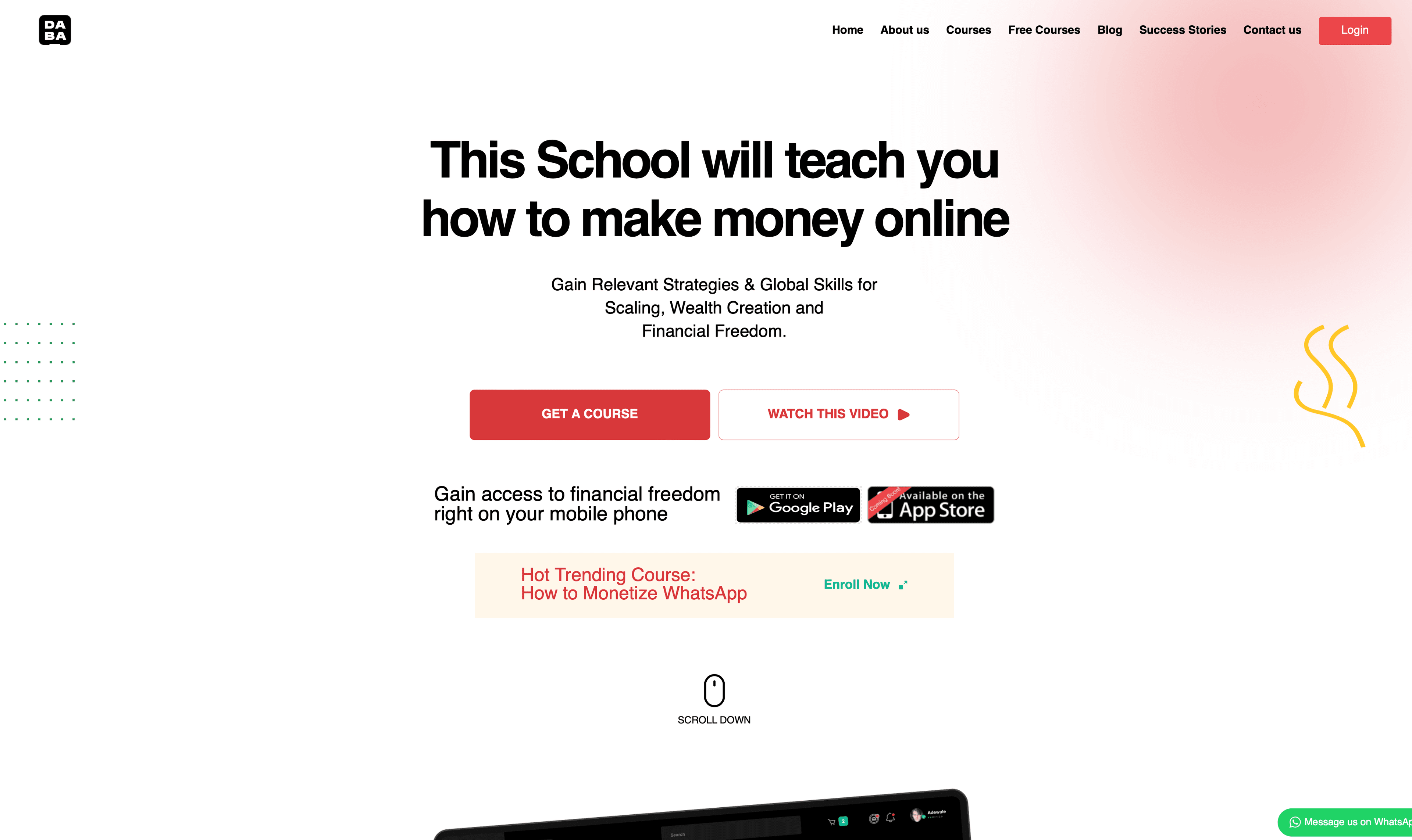 Daba website