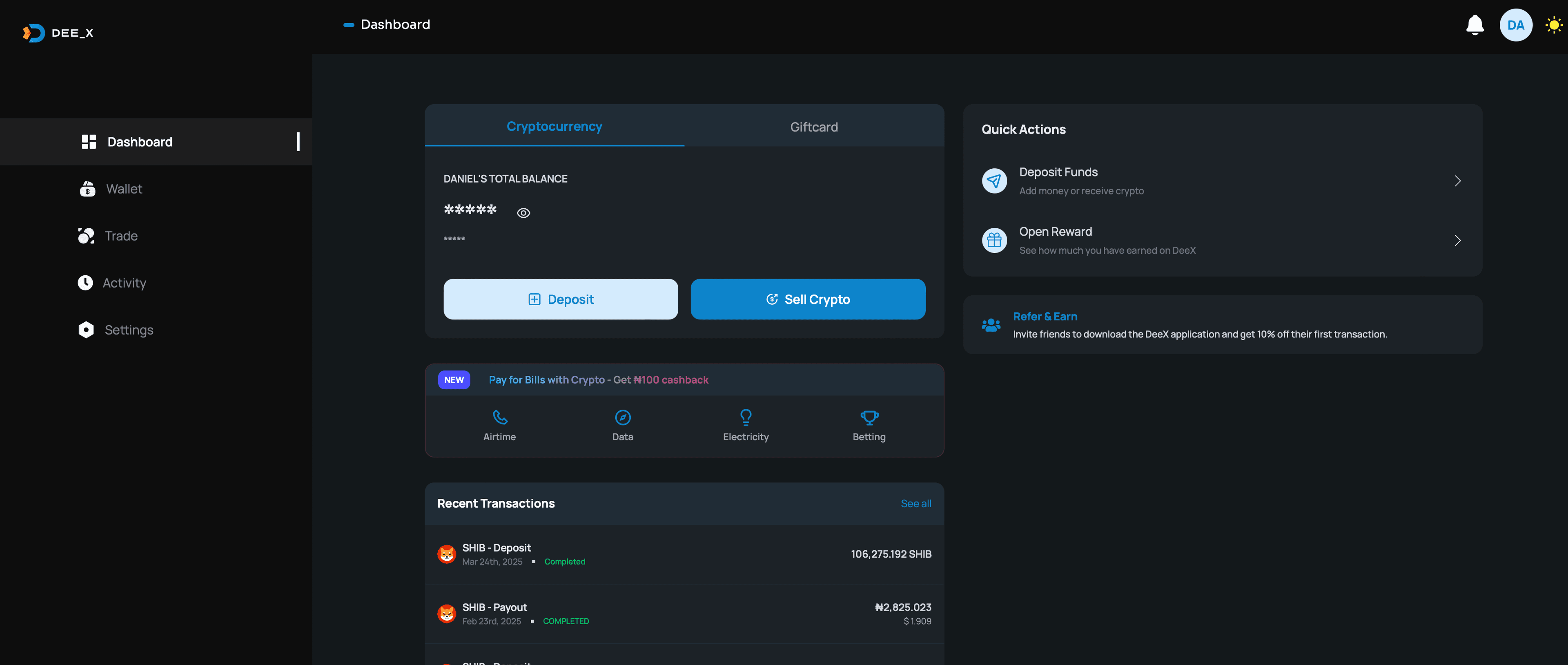 Deexoptions PWA