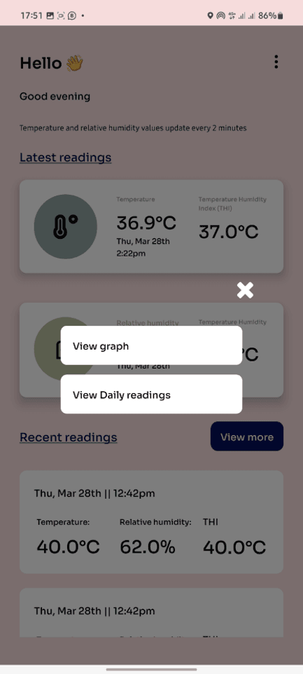 IoT Android app